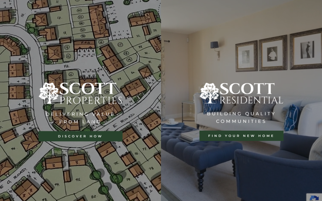 Scott Properties website screenshot